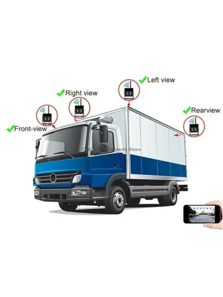 

Waterproof Rear View Camera For Trucks Vehicles 1080P Resolution And Wide