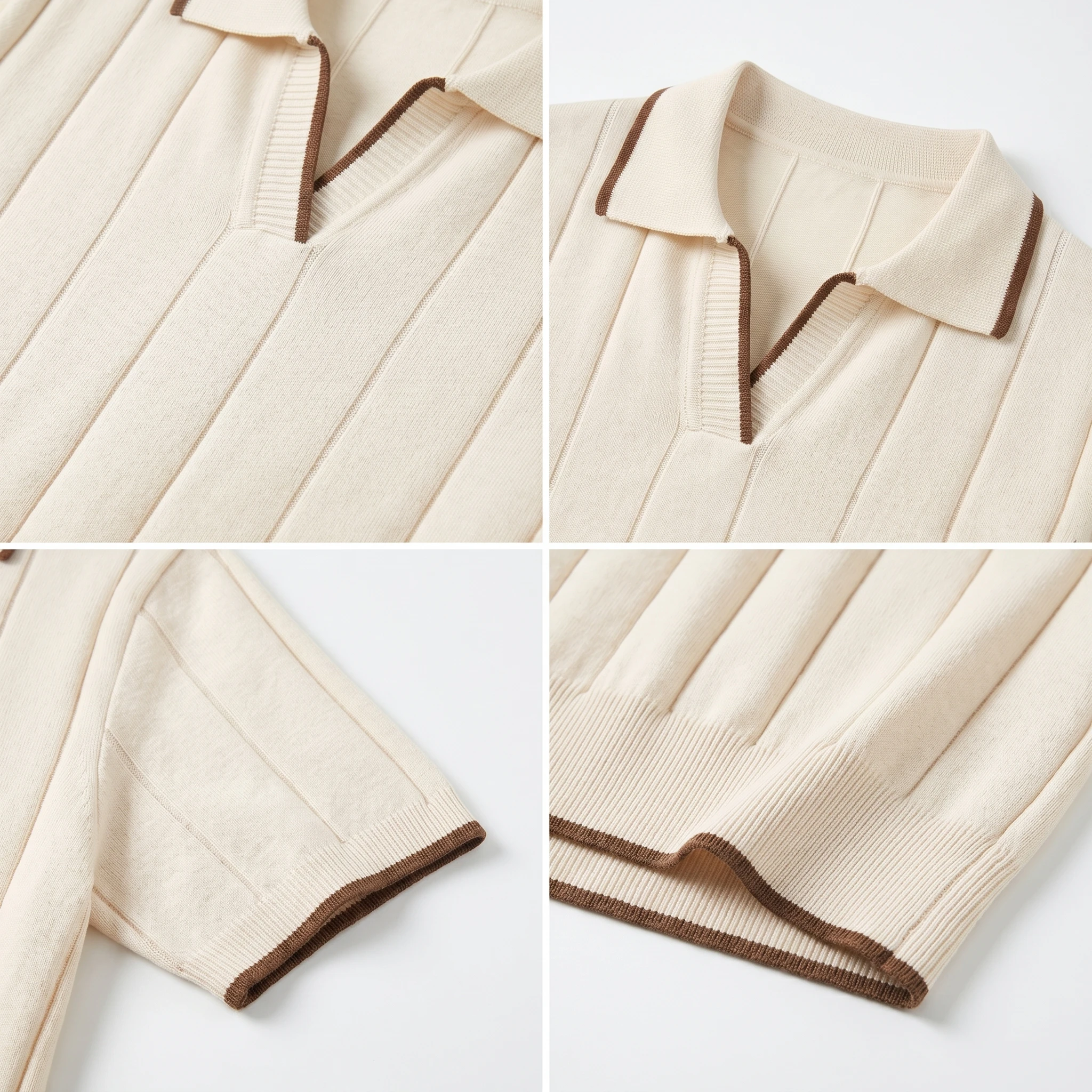 Women's Classic Cotton Knit T-Shirt with Turn-Down Collar & Short Sleeves S04e8fee65c9c47aa87dd17264bbd2febp