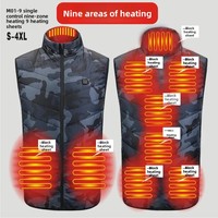 Intelligent Heating Vest Men's Women's Cross-Border Smart Heating Thermal Clothing Constant Temperature Full-Body Heating Vest