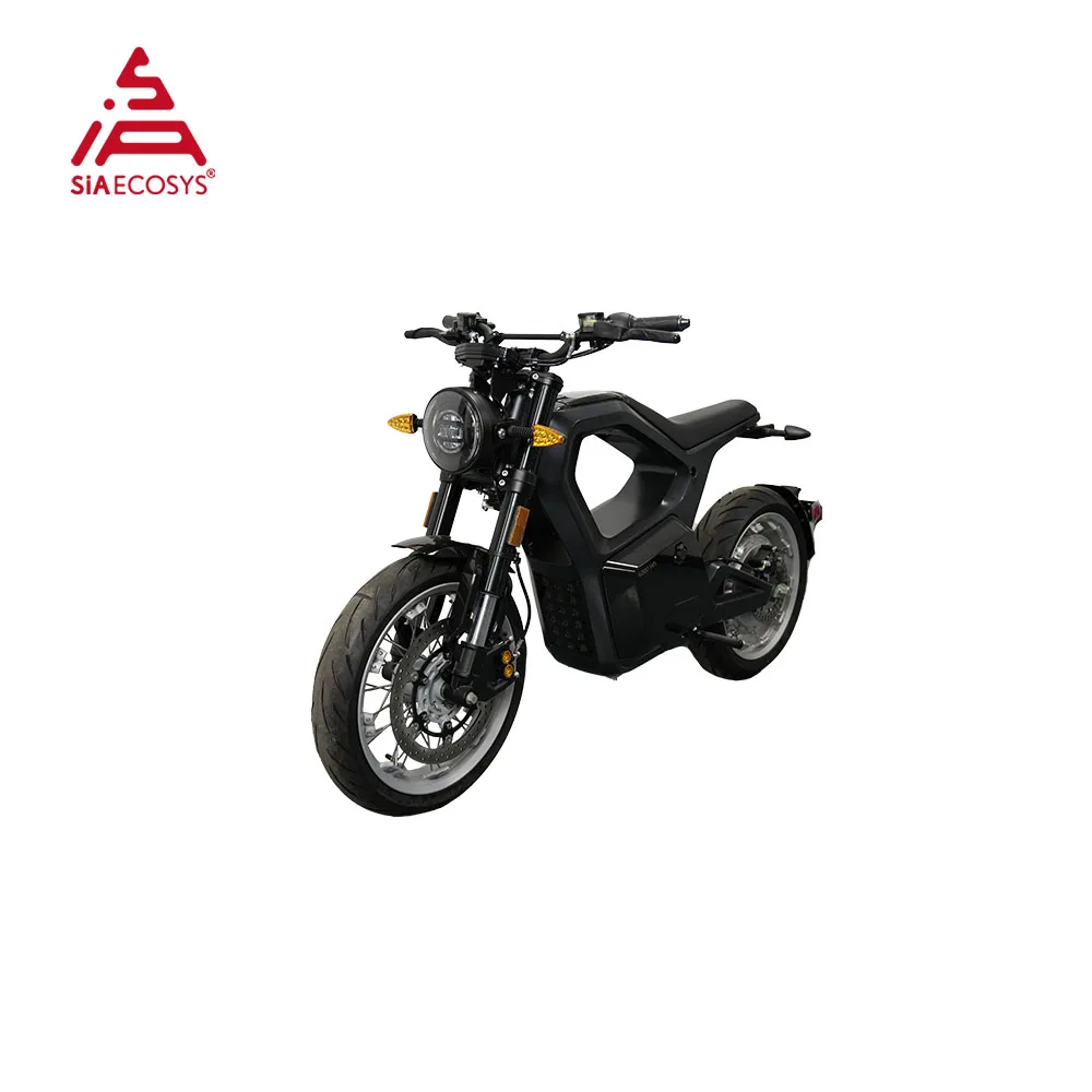 SiAECOSYS 72V 120KPH High Power Cast Aluminum Integrally Formed Frame MT Electric Motorcycle with 4Kwh Lithium-Ion Battery