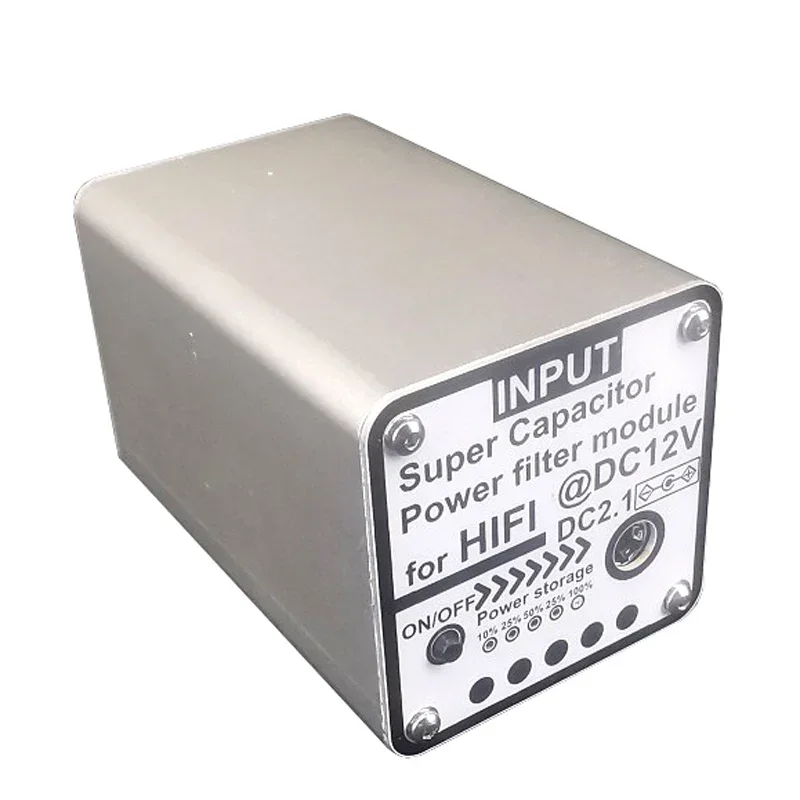 Novo filtro de potência 12v 5v 9v dc2.1 super farad capacitor filtragem para equipamentos de áudio e vídeo hifi amplificador dac