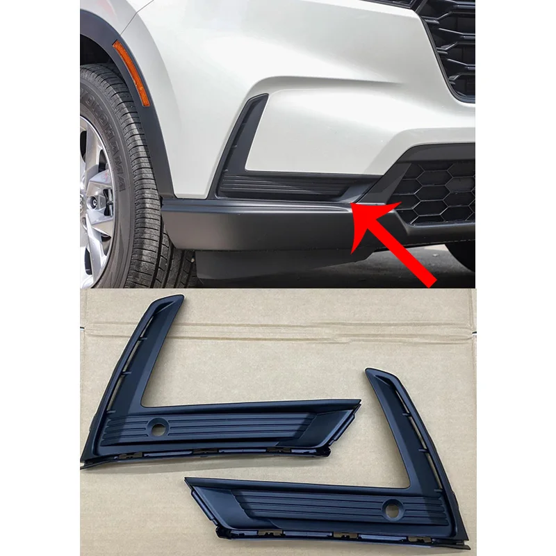 Auto Vorderer Linker oder Rechter Stoßfänger Nebelscheinwerfer Grill Abdeckung für CRV CR-V 2023 2024