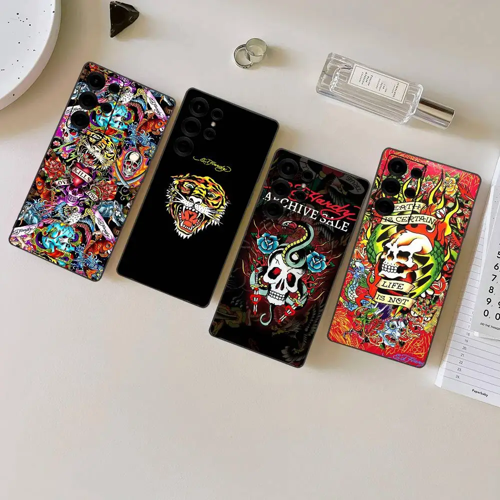 Fashion E-Ed H-Hardy Phone Case For Samsung S 24 fe 25 Ultra plus 20 lite 21 30 22 23 24 22 Ultra 5G Fundas view 6