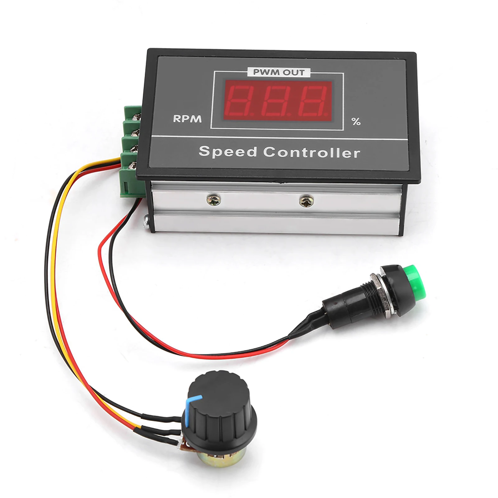 PWM DC Motor Speed Controller 6-60V 30A Variable Speed Regulator for 12V 24V 36V 48V DC Motor Adjustable Motor Controller