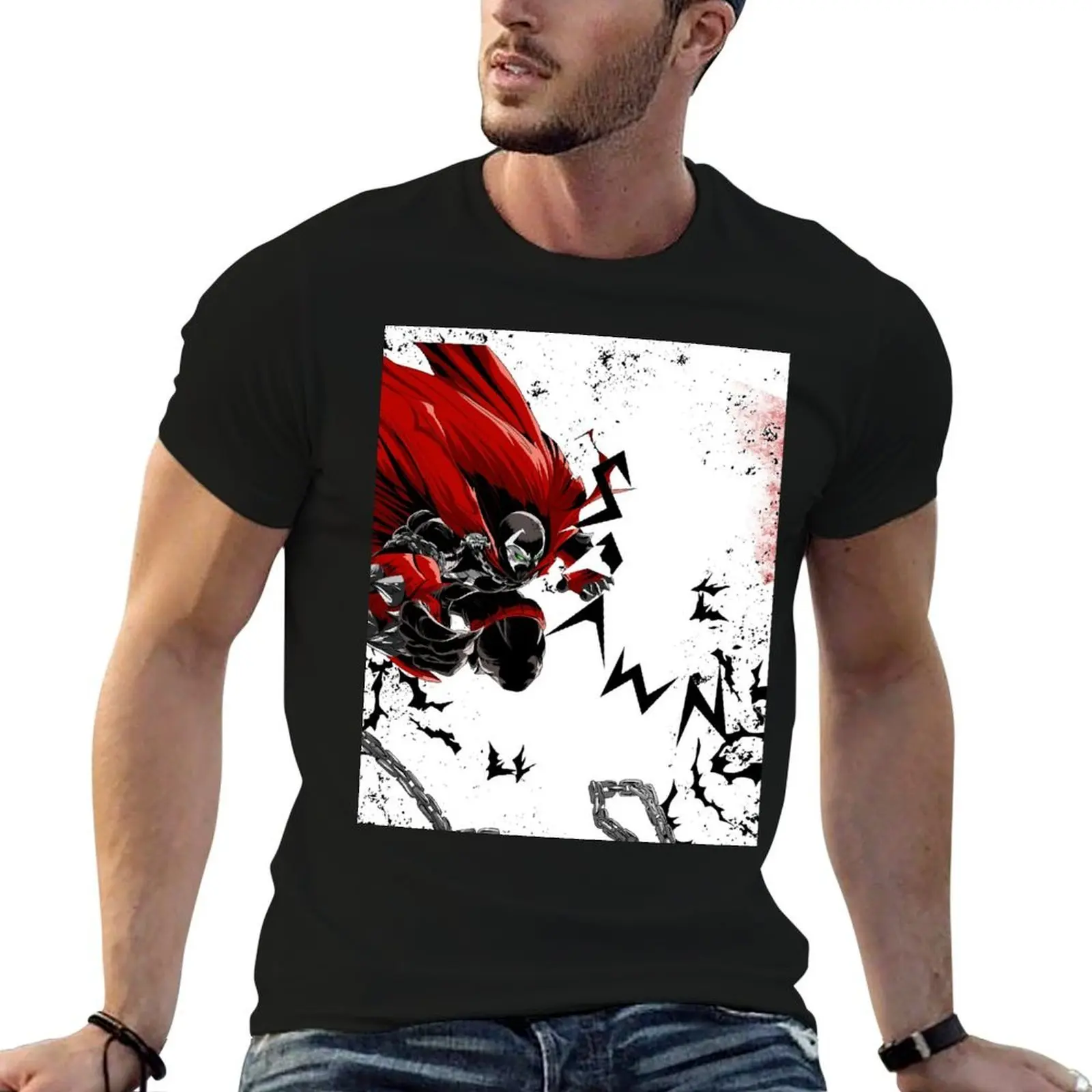 Spawn Sublime White Graphic T-Shirt t shirt man luxury man t shirts for men black cotton t-shirt plain for man package T-shirt