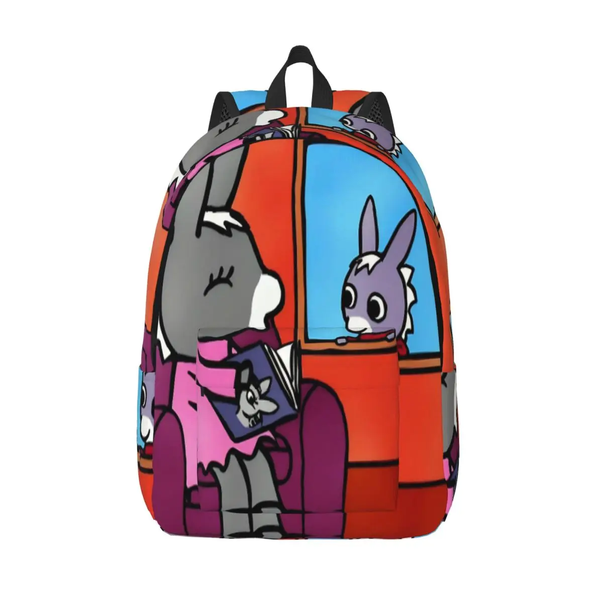 Trotro Cartoon for Men Women Student School Bookbag French Anime Daypack Middle High College Outdoor