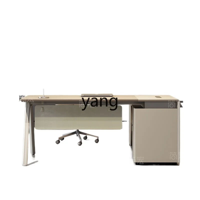 

YJQ Manager Office Desk and Chair Combination Furniture Supervisor Simple Modern President Boss Desk