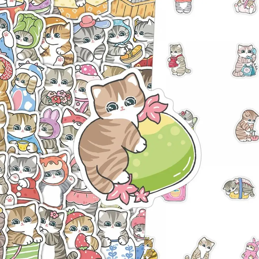 103 قطعة الكرتون Mofusand القرش القط ملصقات مقاومة للماء دفتر كوب ماء سطح المكتب لتقوم بها بنفسك الديكور أنيمي الأجهزة الطرفية صبي فتاة الهدايا