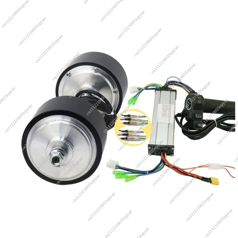 4-inch Brushless Speed Control Motor 116 Toothed Wheel Hub Reduction Motor DC Low-speed Large Torque Rail