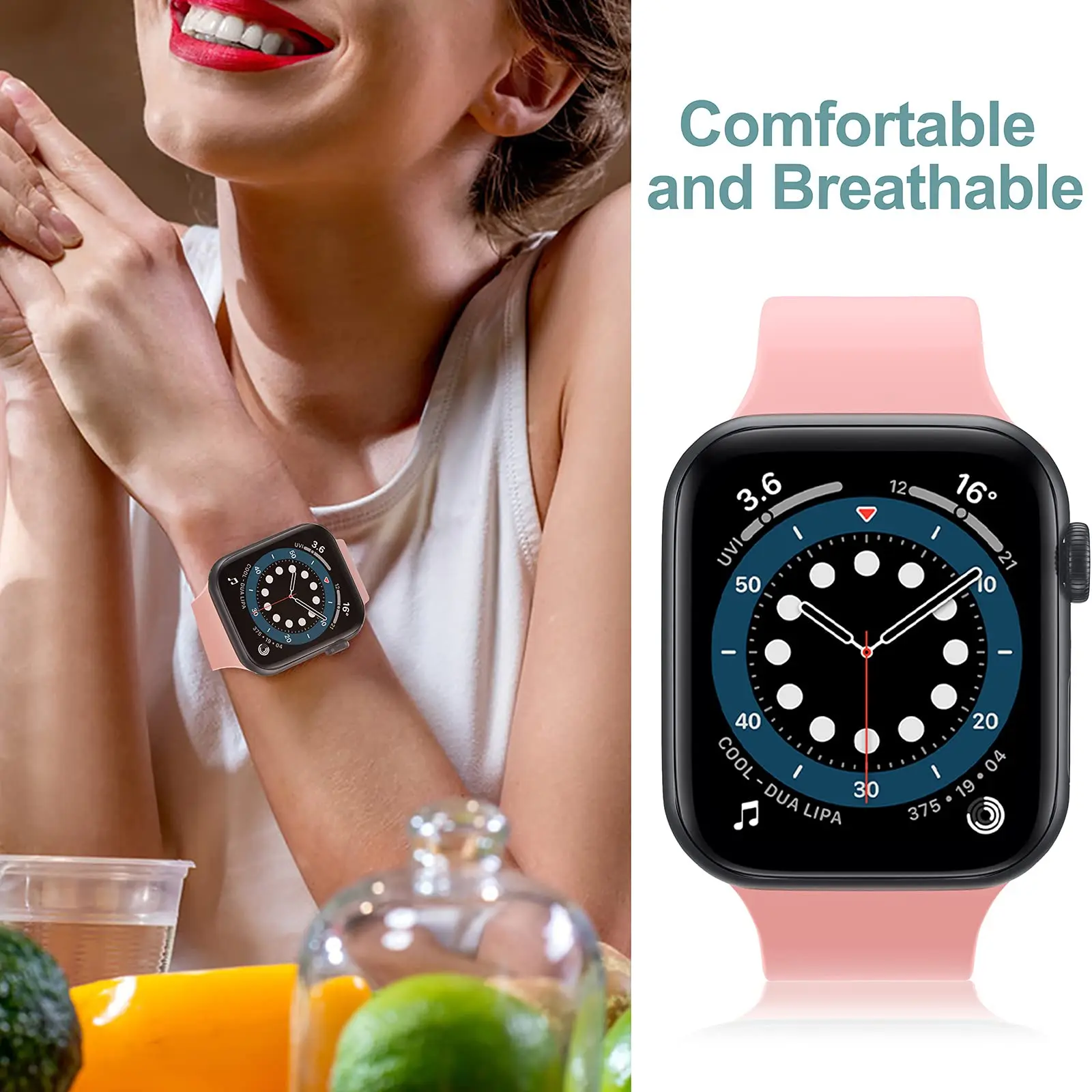 41 مللي متر 42 مللي متر الساعات smartwatch سوار iWatch سلسلة 3 5 se 6 7 8 الترا سيليكون حزام ل سوار ساعة أبل 44 مللي متر 45 مللي متر 49 مللي متر مللي متر