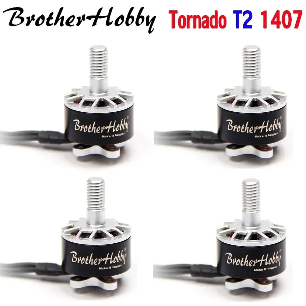 

1pc Brotherhobby Tornado T2 1407 2800KV 3600KV 4100KV 3-4S Brushless Motor for RC FPV Racing Toothpick Cinewhoop Ducted Drones