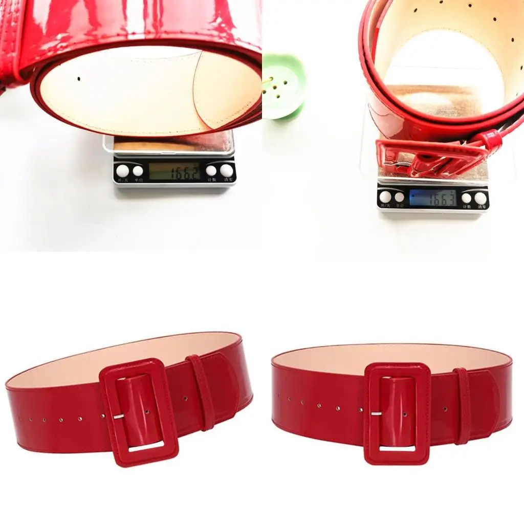 

652F Stylish Adjustable Wide Corset Belt For Dresses Sweaters Black Red Yellow White