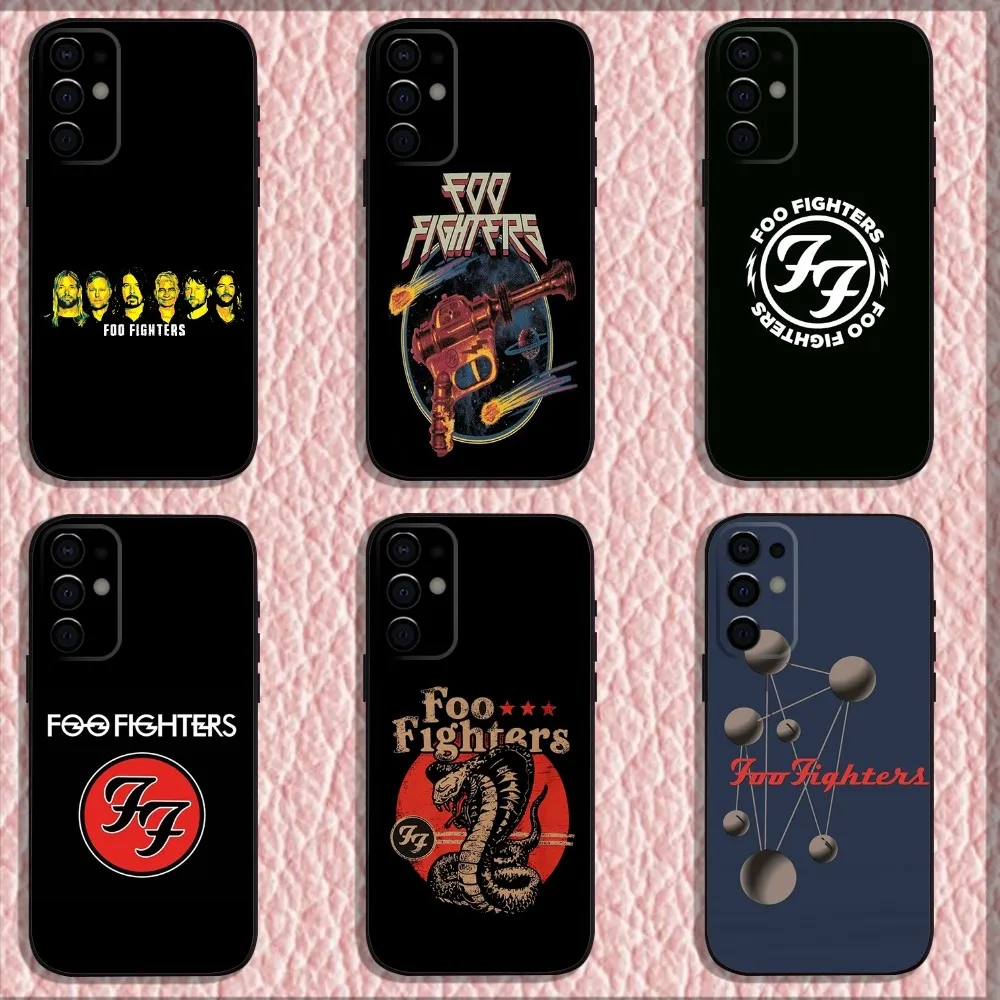 F-Foo Band F-FightersS  Phone Case For Samsung S24,S21,S22,S23,S30,Ultra,S20,Plus,Fe,Lite,Note,10,9,5G Black Soft Shell