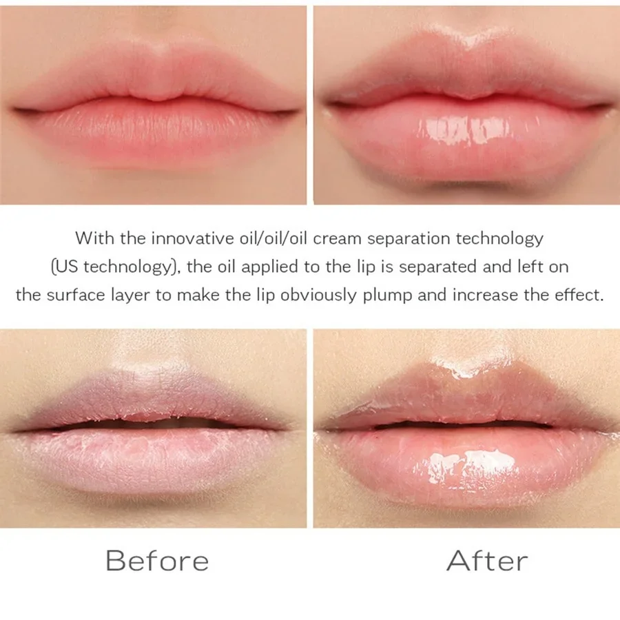 Private Label Lip Oil Relieves Dry Moisturizing Light Lips Cosmetics Makeup Custom Bulk Lip Gloss Plumper