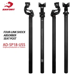 Safort Folding Bike Suspension Seatpot 580mm Small Wheel Ebike Damping Seat Tube E-bike Seatpost 30.9 31.6 33.9 34.9mm