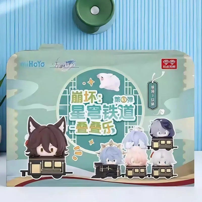 

Hot Mihoyo V3 Official Genuine Honkai Star Rail Stackable Figures Trendy Blind Box Toy Figurine Desktop Decoration Gift Ornament