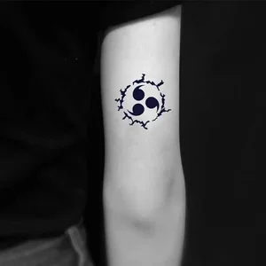 Anime Naruto Tattoo Aufkleber für Männer und Frauen, Cosplay-Ninja, vorübergehende Kunst, Comic-Con-wasserdicht, Arm, Körper, Spielzeugaufkleber 8 Hauptverkäufe Naruto Tattoo - №1