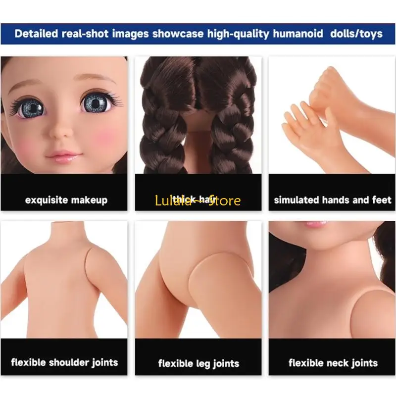 Y4QA 휴대용 12인치 에나멜 인형 여행 친화적인 어린이 선물