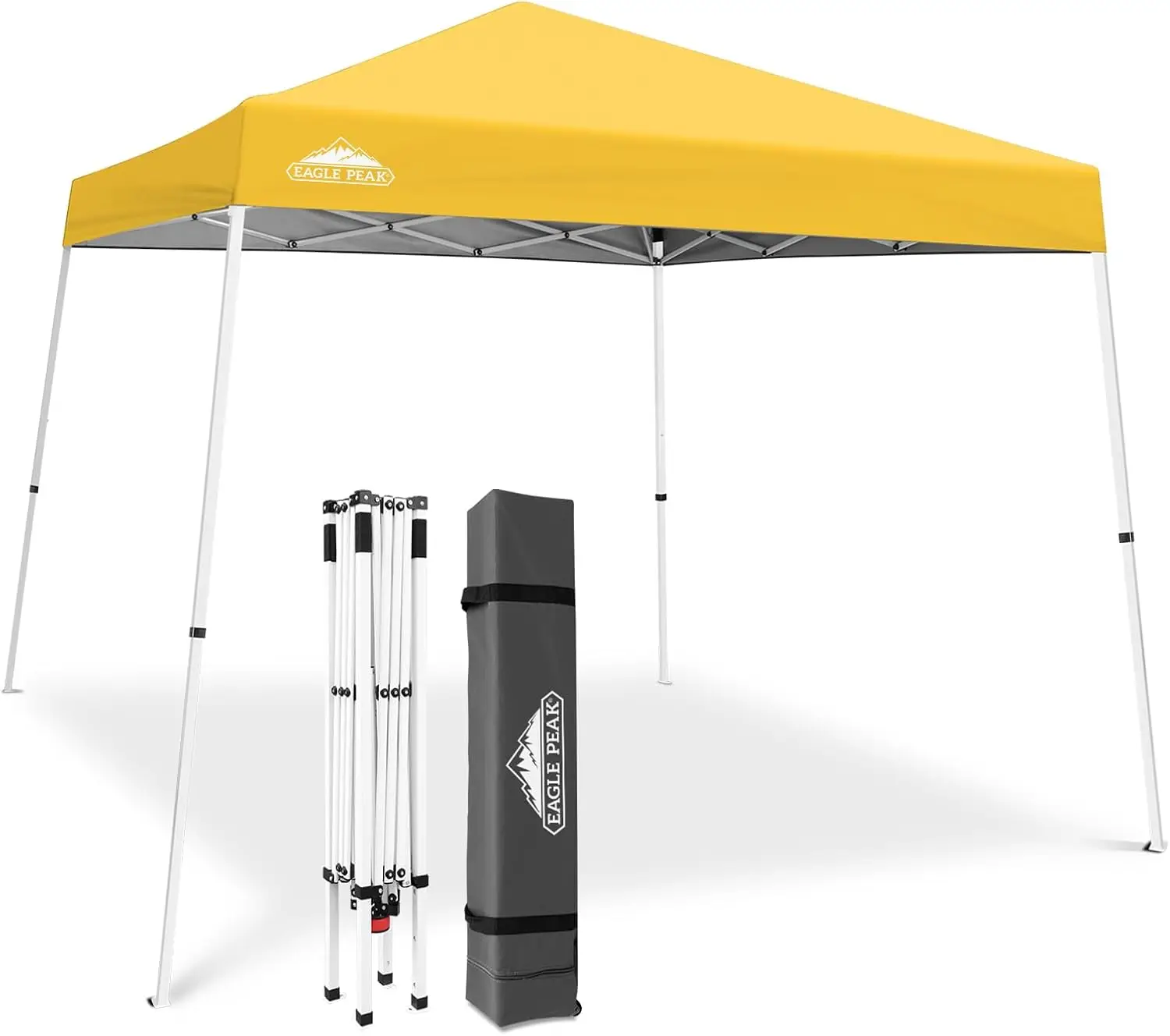 

10x10 Slant Leg Pop-up Canopy Tent Easy One Person Setup Instant Outdoor Beach Canopy Folding Portable Sports Shelter 10x10 B