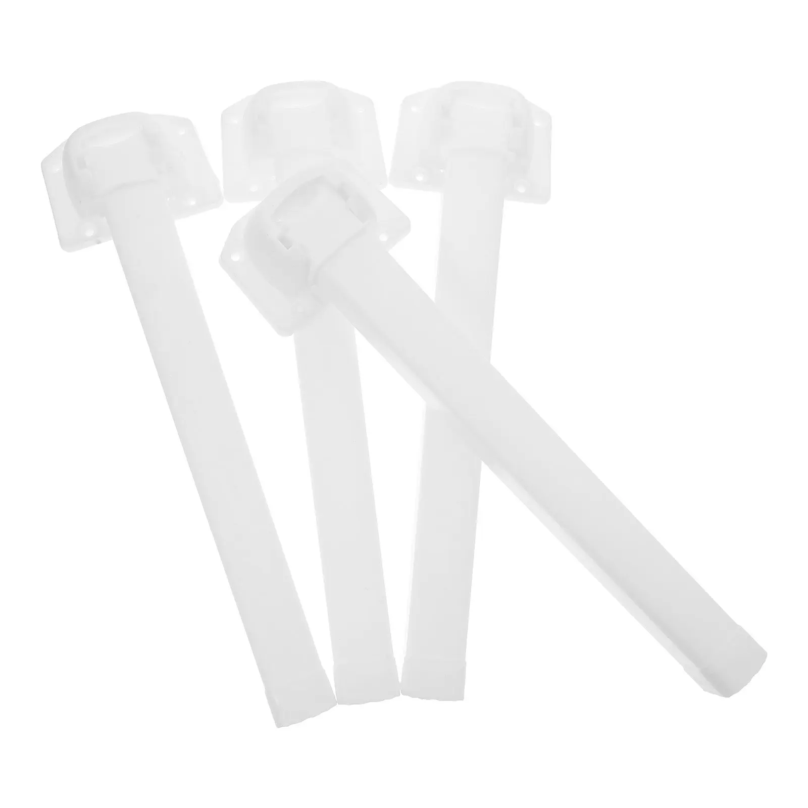 

4pcs Plastic Table Leg Brackets Heavy Duty Foldable For Diy Replacement Bed Study Table Computer Desk Use Furniture Legs Support
