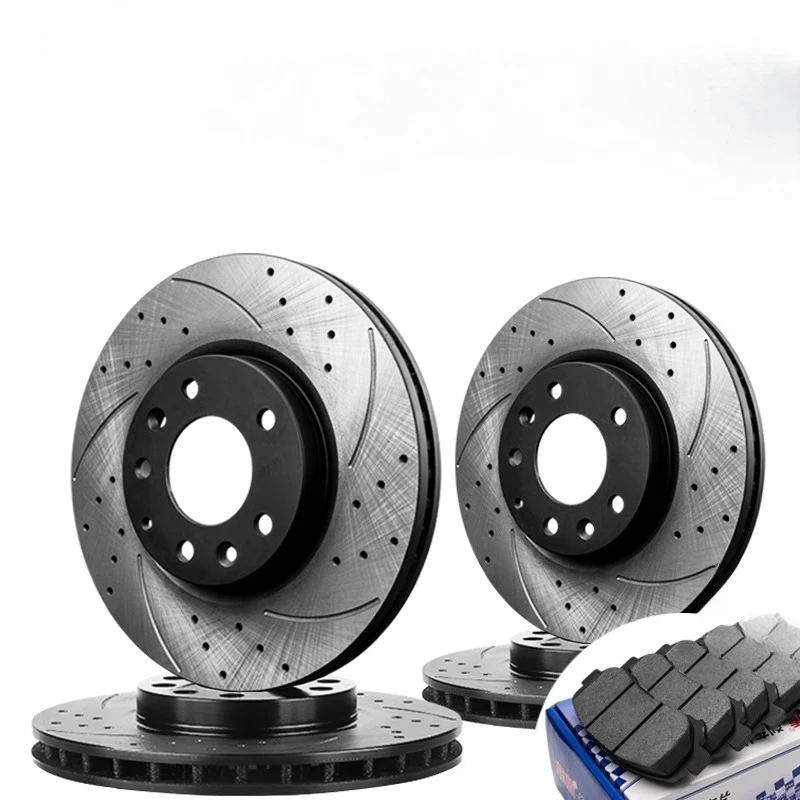 Applicable to Wuling Light, Rongguang V Hongguang S1 punching and scribing modified car journey front brake disc