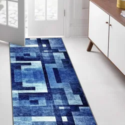 Custom Size Hallway Runner Rugs 2 ft x 72 ft, Washable Floor Carpet Runner with Non-Slip Rubber Backing, Hallway Entryway