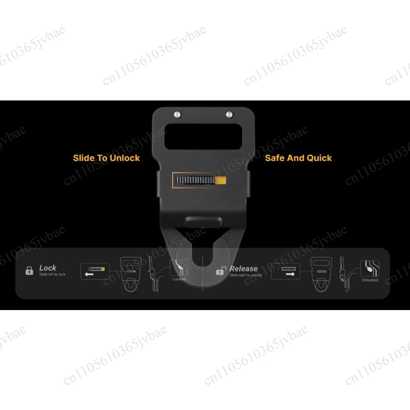2PCS X2D/503 Camera Special Shoulder Strap Buckle, Matte Black Strap Buckle 2-piece Set