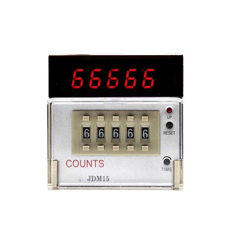 

Digital Display Counter COUNTS DHC JDM15 Five Digit Addition and Subtraction Counter Reversible