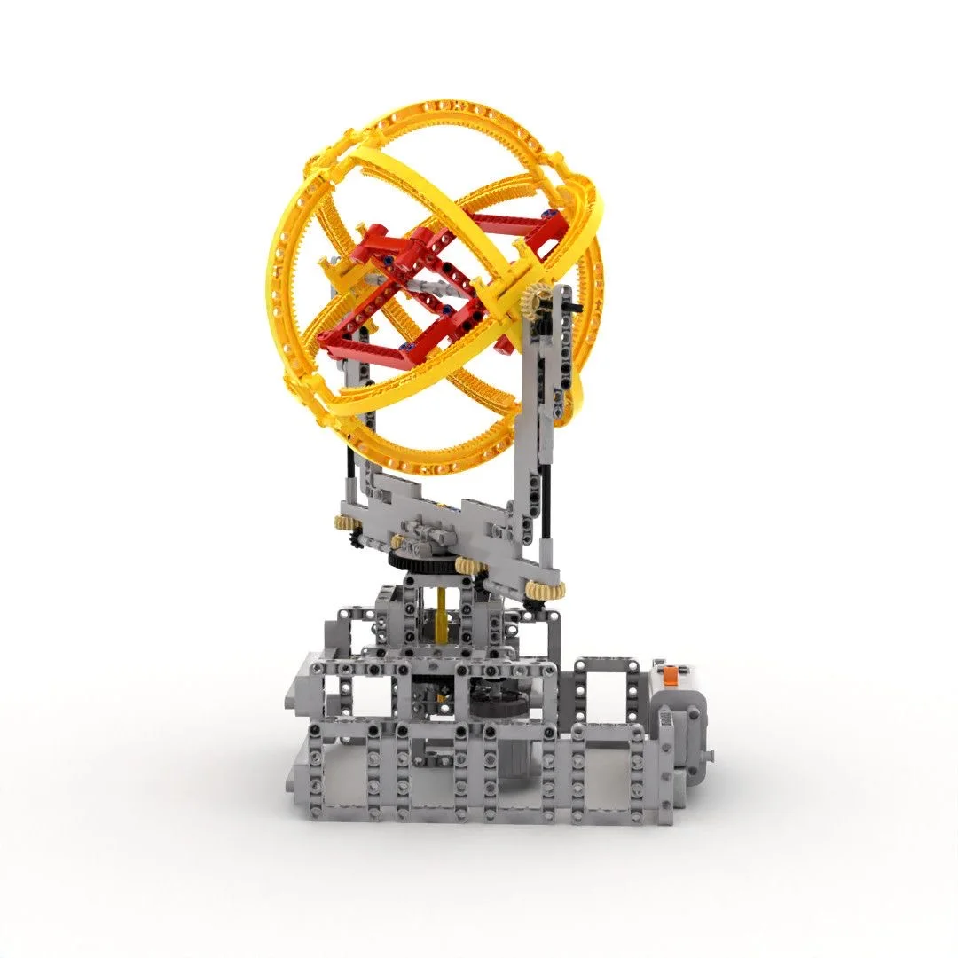 4309 building block robot gear mechanical group model assembly technology set multi axis rotating ball children's puzzle buildin