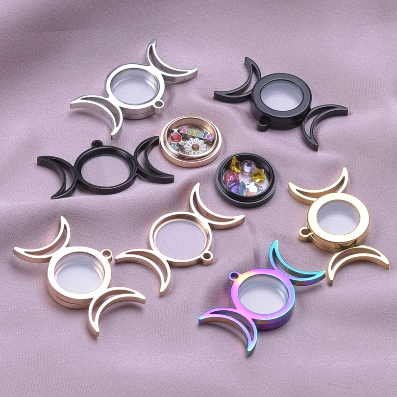 1Pc Hip Hop Sword Cross Fatima Hamsa Hand Glass Locket Pendant Jewelry DIY Flower Of Life Cremation Ashes Relicario Colgantes
