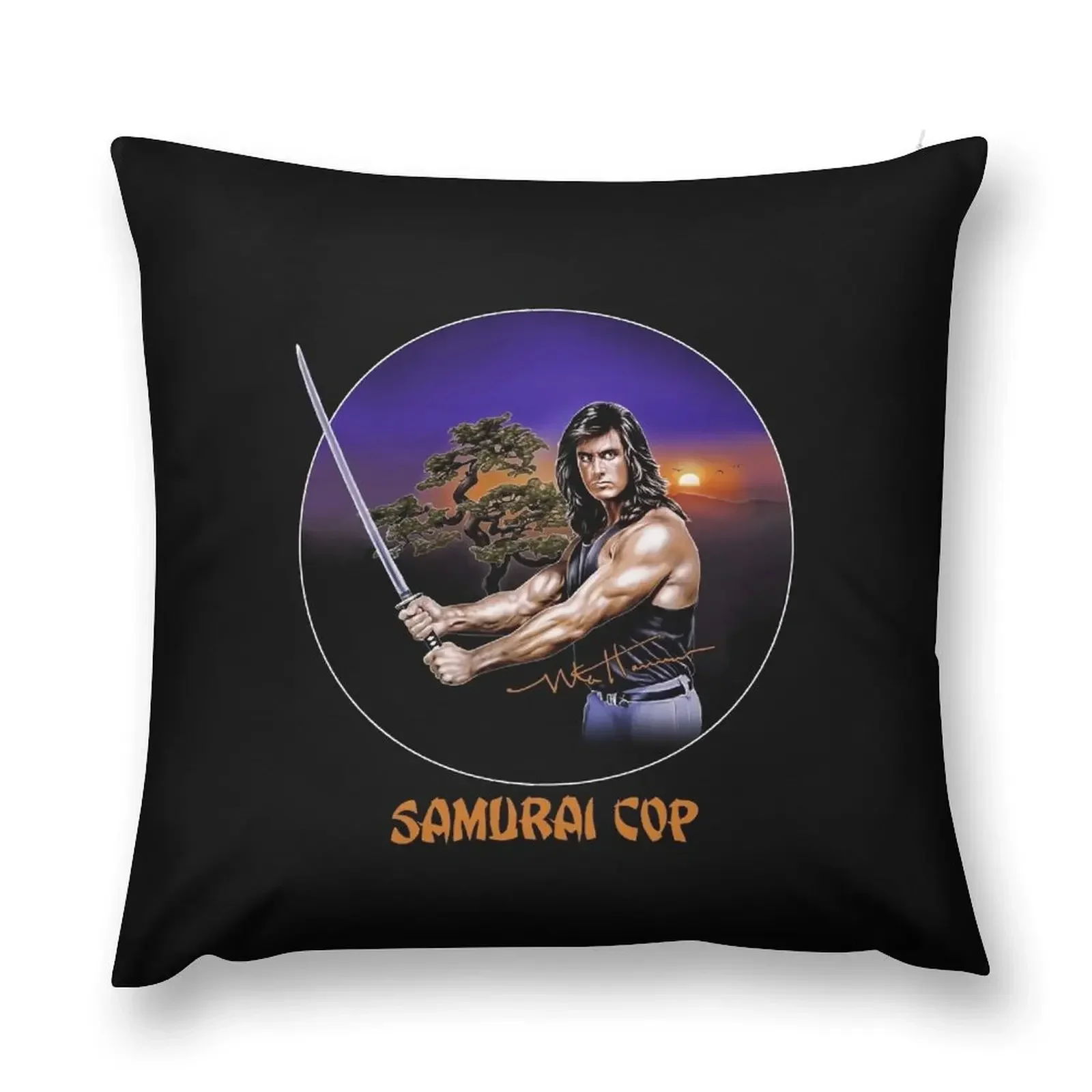 

Samurai Cop 80s B-Movie T Shirt Throw Pillow Plaid Sofa Sofas Covers Throw Pillow Covers pillow