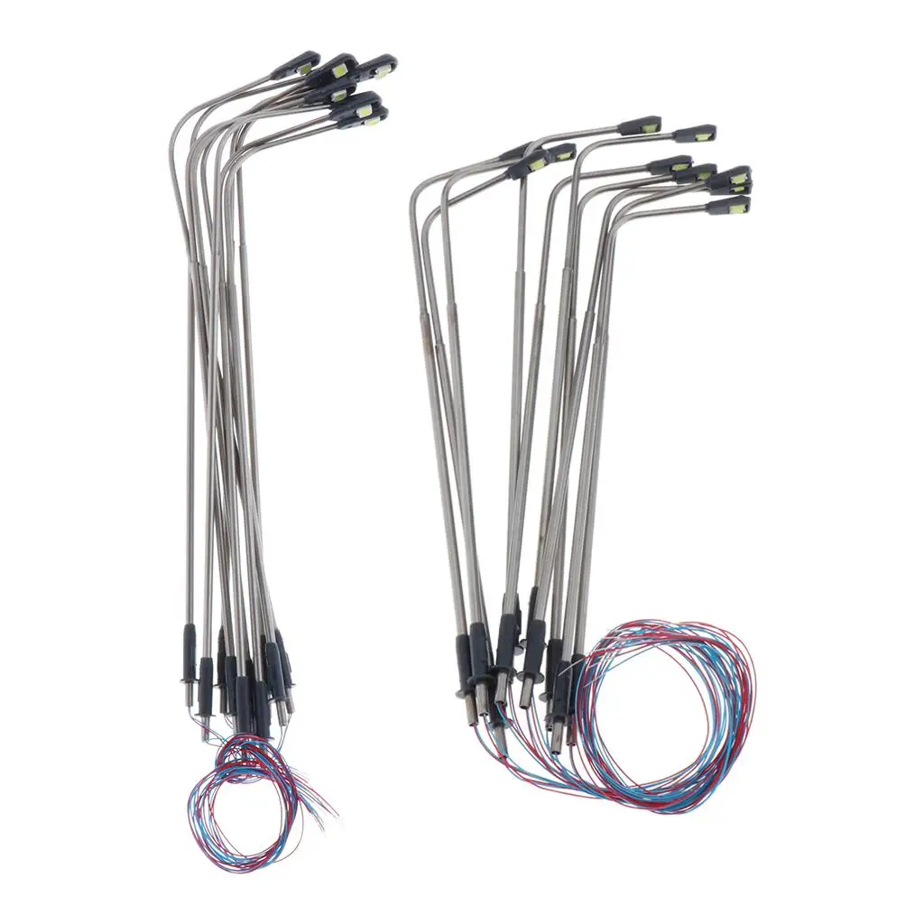 20/set 3V Model Street lighting led Scenery Layout Decor 1:75 1:100 HO OO Scale