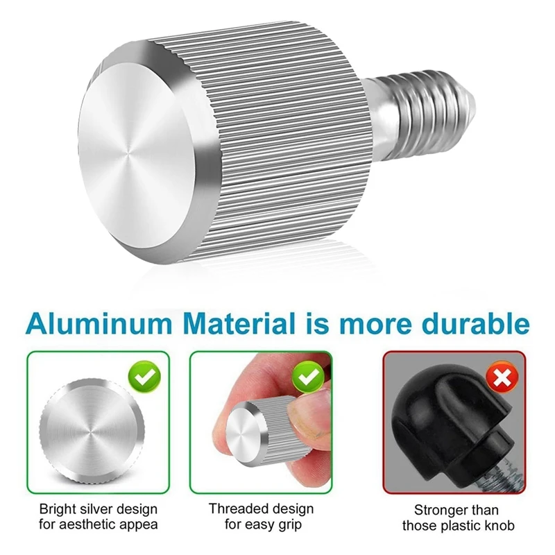 Thumb Screw Acessório Knob para Kitchen Aid, Stand Mixers, Hub Parafuso Peças, Acessórios, 4Pcs