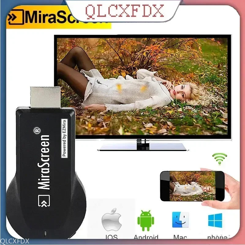 M2 Pro TV Stick 1080P pantalla WiFi inalámbrica TV DLNA Dongle receptor para Airplay HDMI compatible con Miracast AnyCast MiraScreen