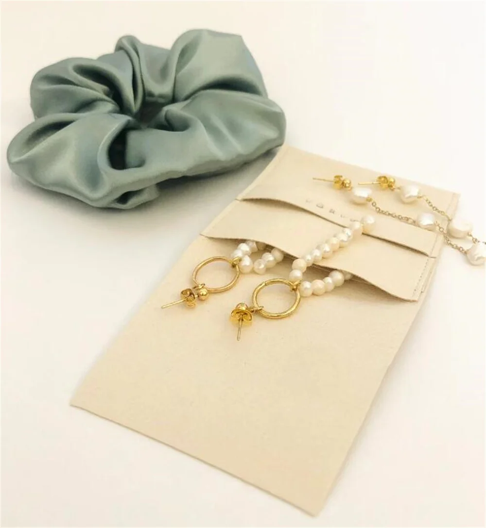 

10PCS Custom name microfiber jewelry pouch (wedding, bridesmaids, prom,travel)