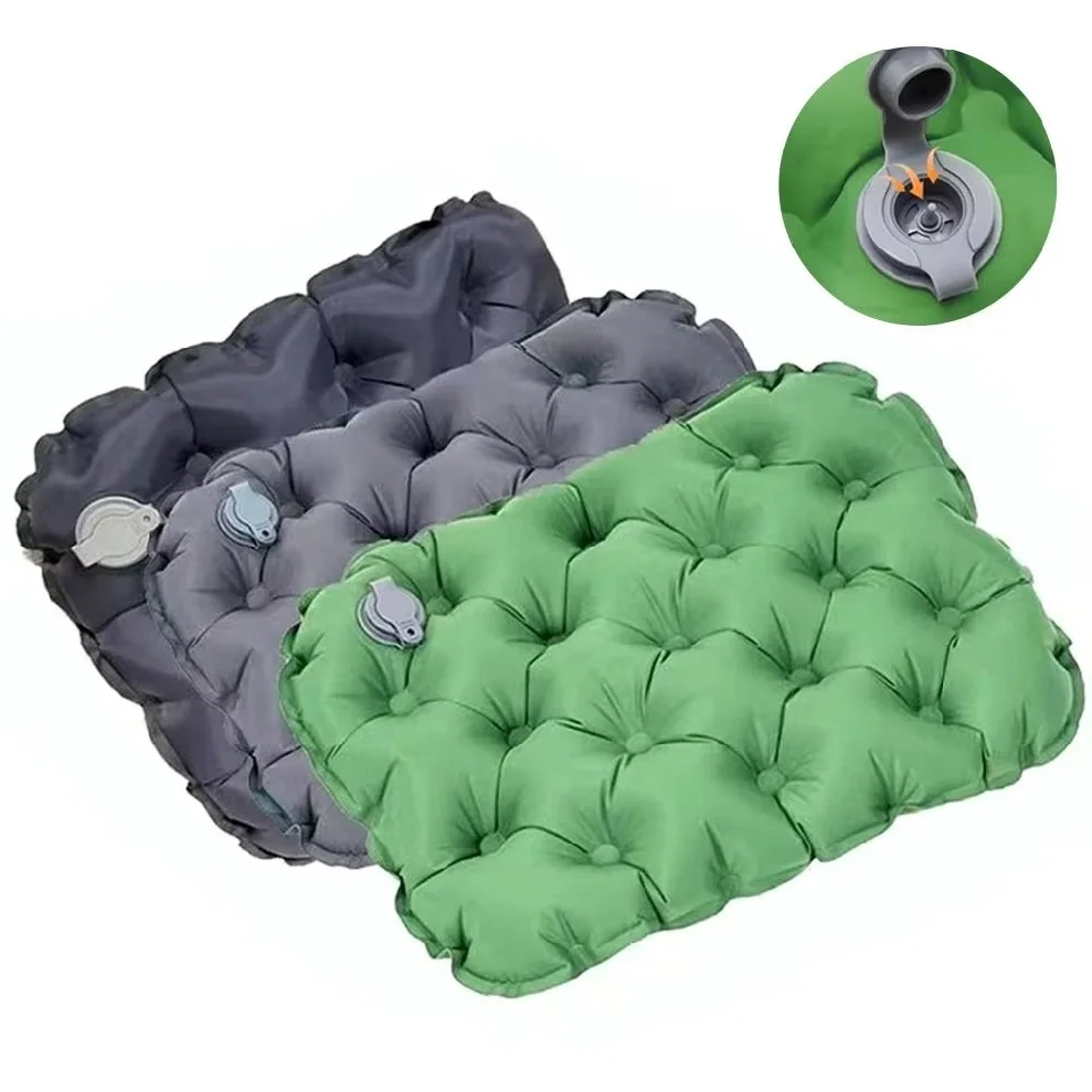 Outdoor Camping Mat Waterproof - Cojín de asiento inflable portátil, ideal