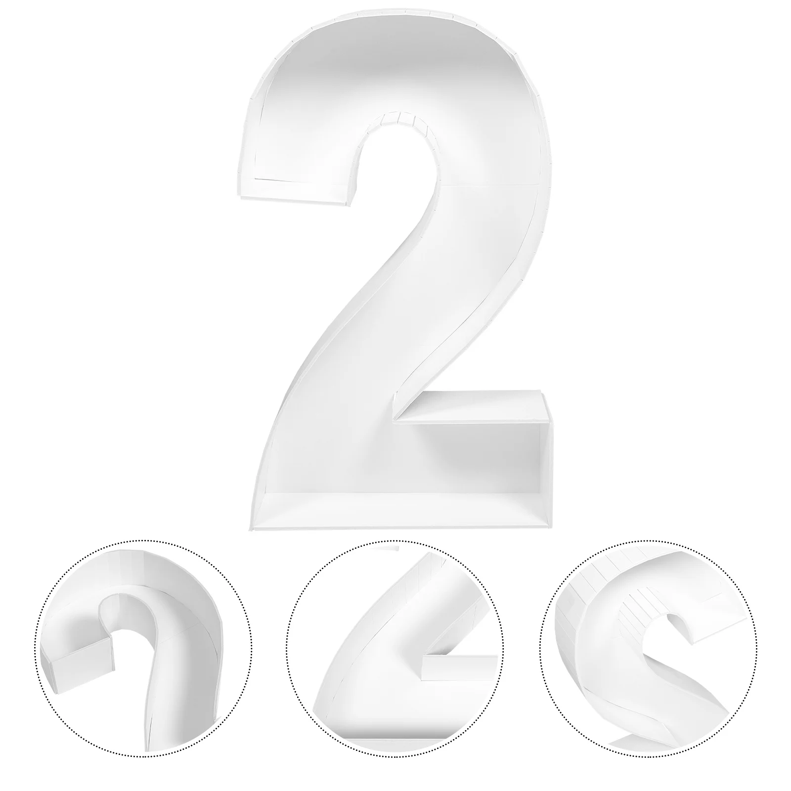 

Number 2 Balloon Frame Balloon Stand Party Supplies for Birthday Wedding Shower Decoration Balloons Stand