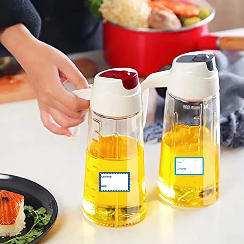 주방 날짜 용지 라벨, 방수 식품 항아리 보관 스티커, 이동식 보관 내용 스티커, DIY 냉동고 라벨, 200 개/롤