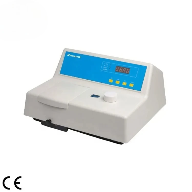 4 Digits LED Display Visible Spectrometer 325-1000nm Wavelength VIS with CE Certification for Lab Testing Accurate Consistent