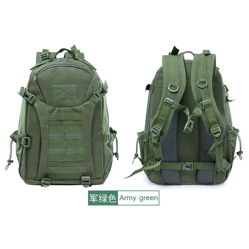 Large capacity backpack outdoor mountaineering bag camouflage backpack sports backpack multi-functional tactical backpack