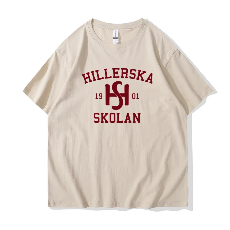 Young Royals Hillerska Skolan Tshirt Tv Show Inspired T-Shirt Unisex Graphic T Shirts Women Short Sleeve Tees Streetwear Top