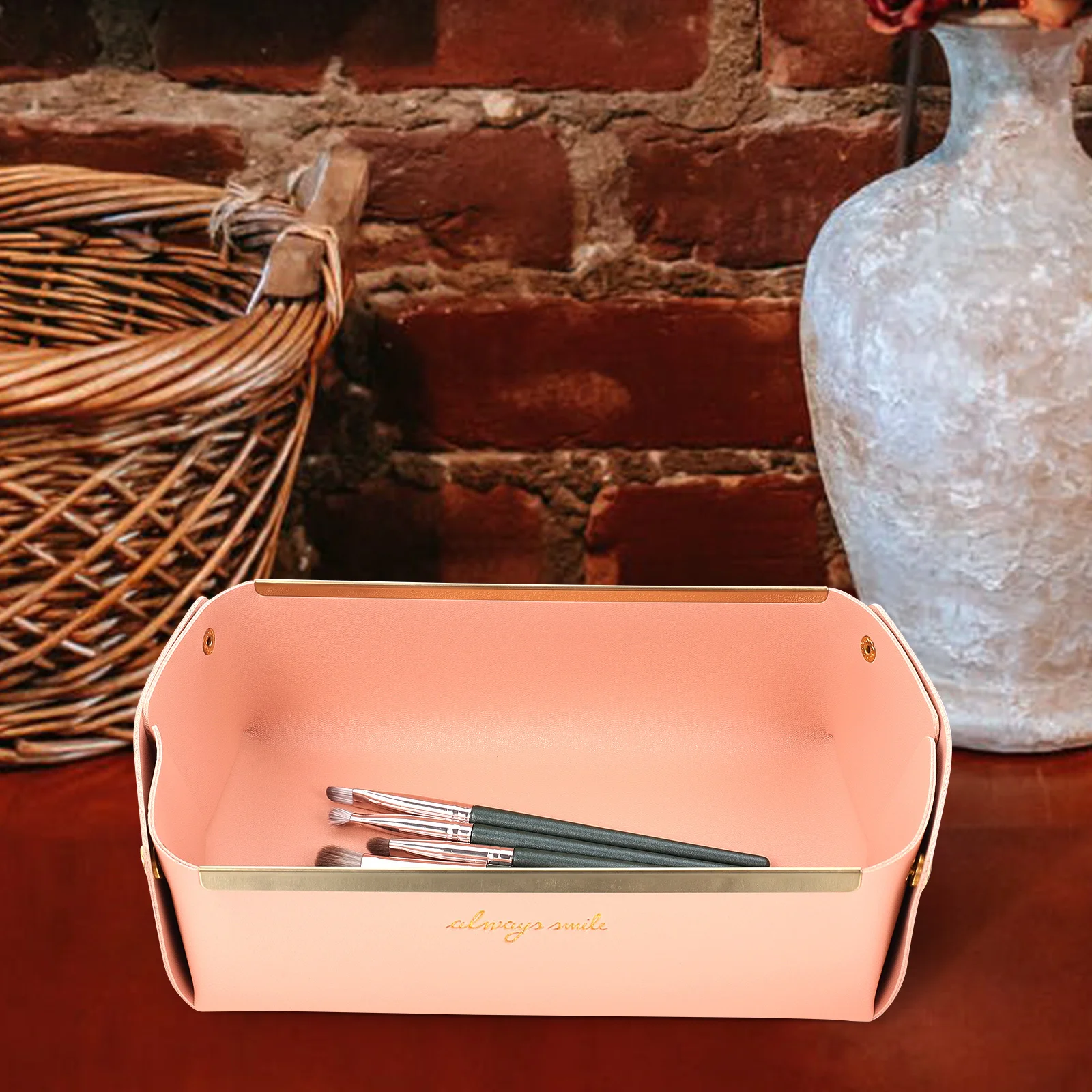 

Скандинавский поднос для мелочей, элегантный настольный поднос для хранения ключей, держатель для ювелирных изделий, портативный домашний органайзер, держатель для мелочей из искусственной кожи