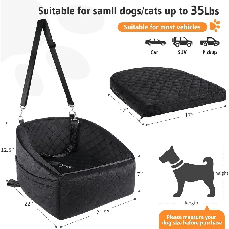 Explosive Pet Car Car Mat Dog Out Seat Cushion Small and Medium-sized Dog Kennel Front Back Seat Dog Accessories