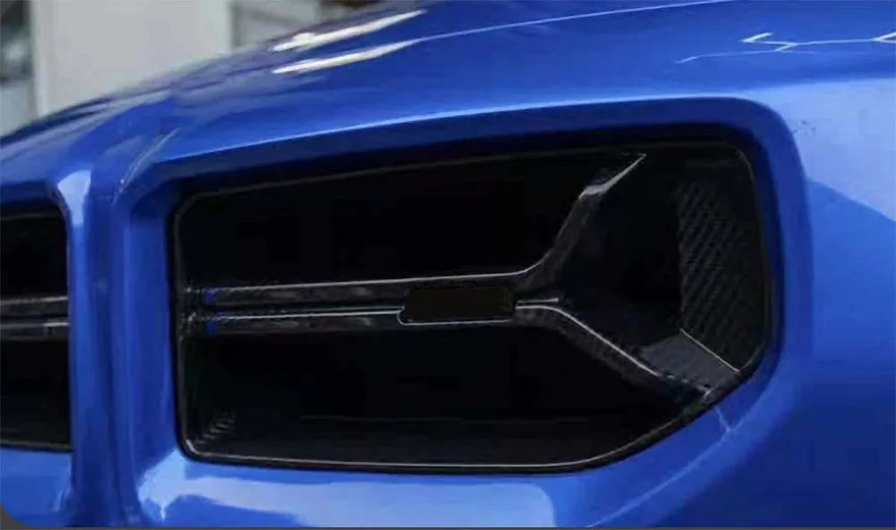 Frontgrill Renngrills für BMW 2er Serie G87 M2 2022+ C-Style Trockenes Carbonfaser Oberes Stoßstangengitter FRP Karosserie-Kits