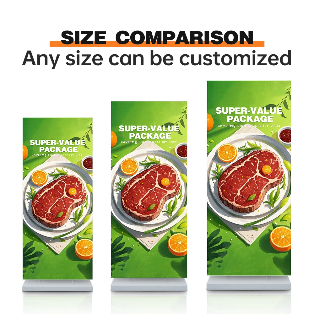 New Smart Double Sided LED Poster Display Screen Outdoor Indoor Digital Led Video Advertising Screen with Wifi 4G 5G Wireless
