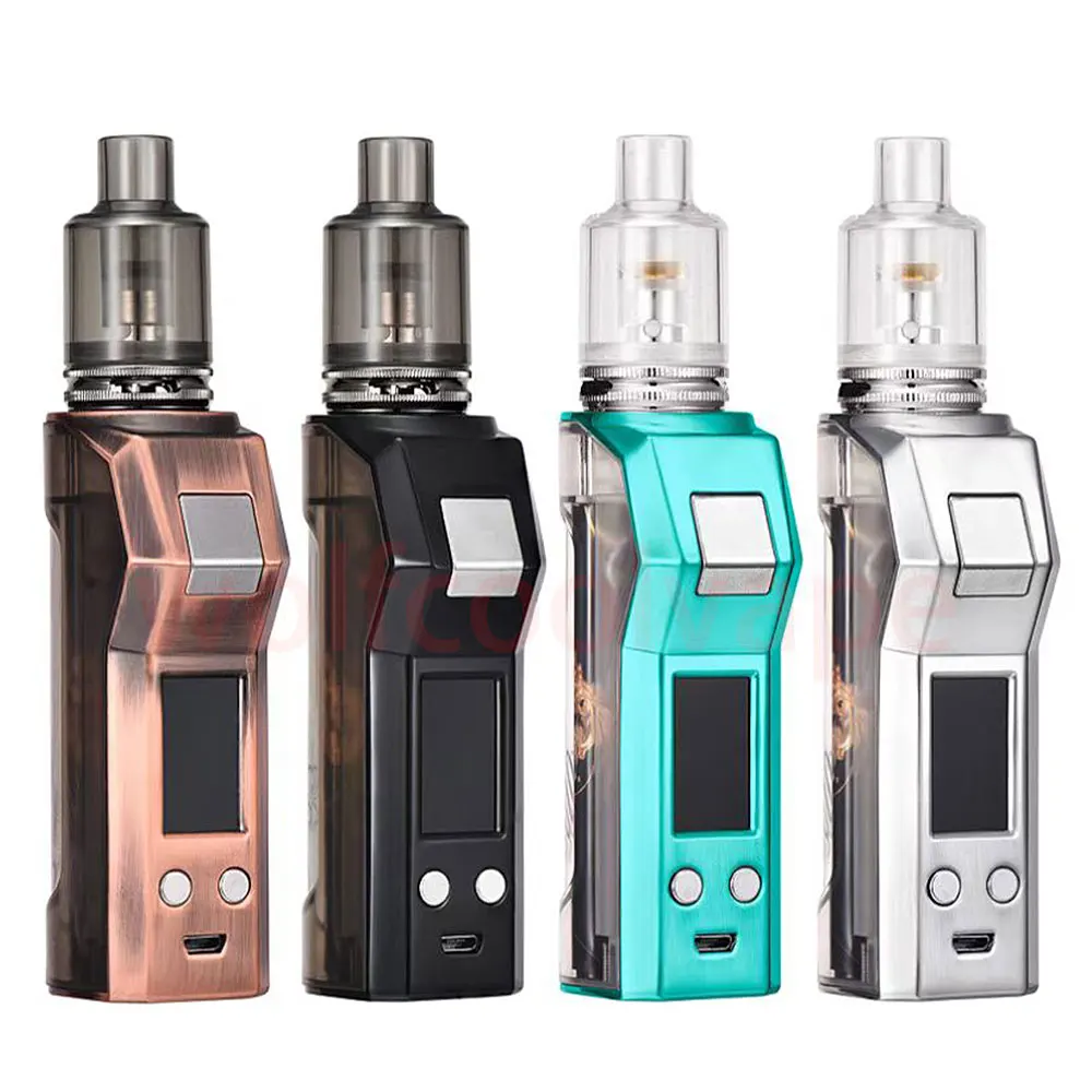 

120 Вт бокс мод для электронных сигарет Vapes Kit 30 Вт/60 Вт/100 Вт 2200 мАч аккумулятор с резервуаром 2,5 мл