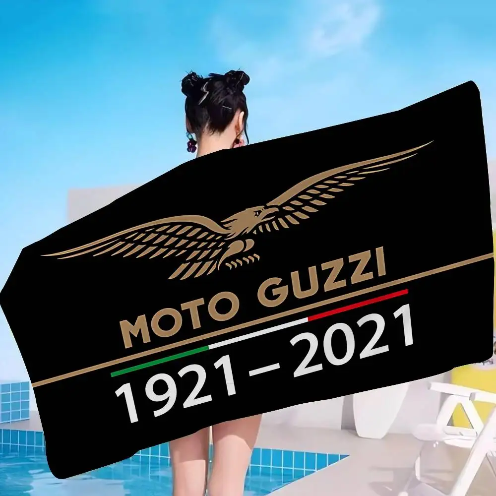 M-Moto G-Guzzi Microfiber Beach Towel Absorbent Quick dry Soft Yoga Swimming Resort Mountain Climbing Towel
