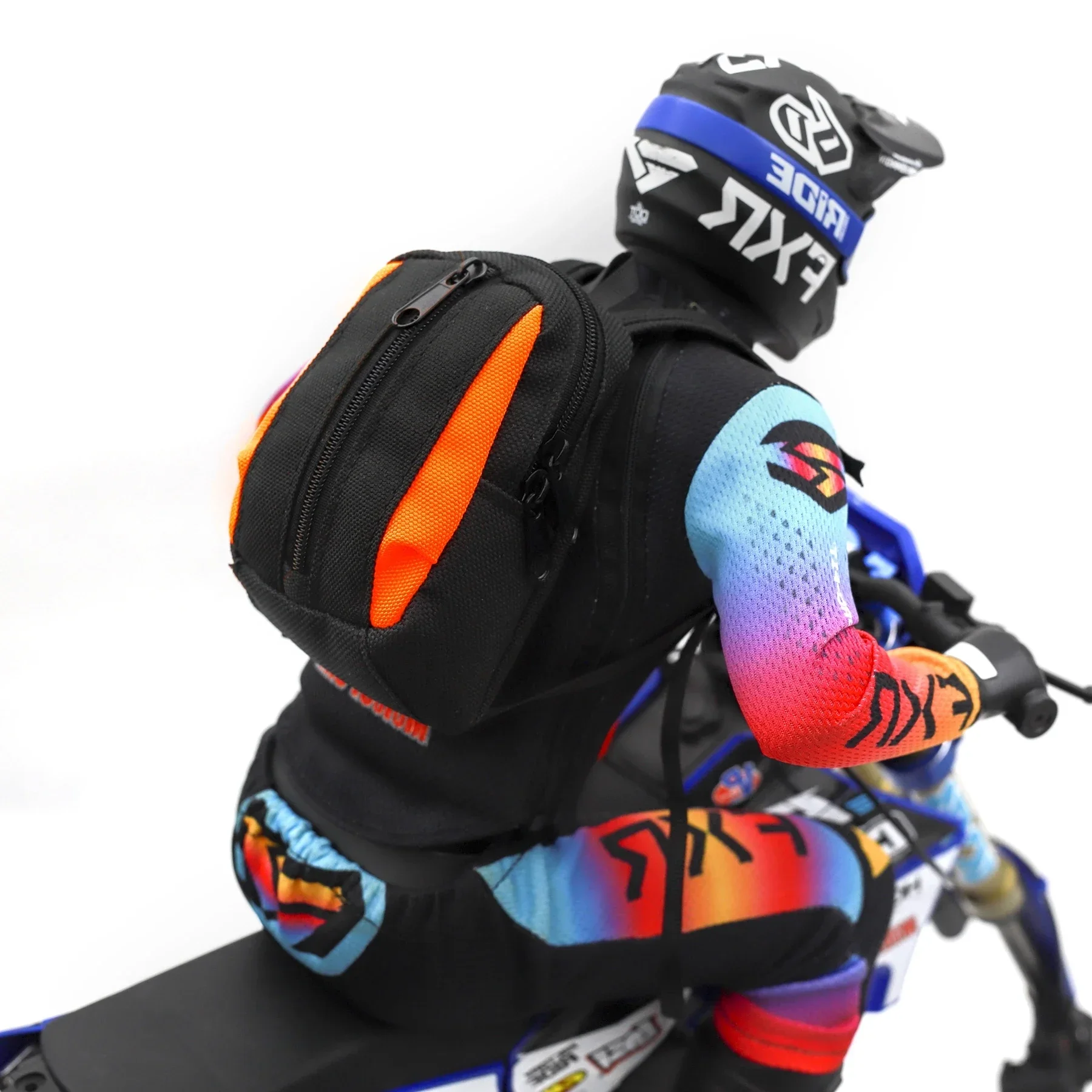 Sac de rangement de simulation pour LOSI 1/4 PromPain MX, sac à dos, sac à bagages, décoration de sac à main, pièces de mise à niveau de moto, accessoires