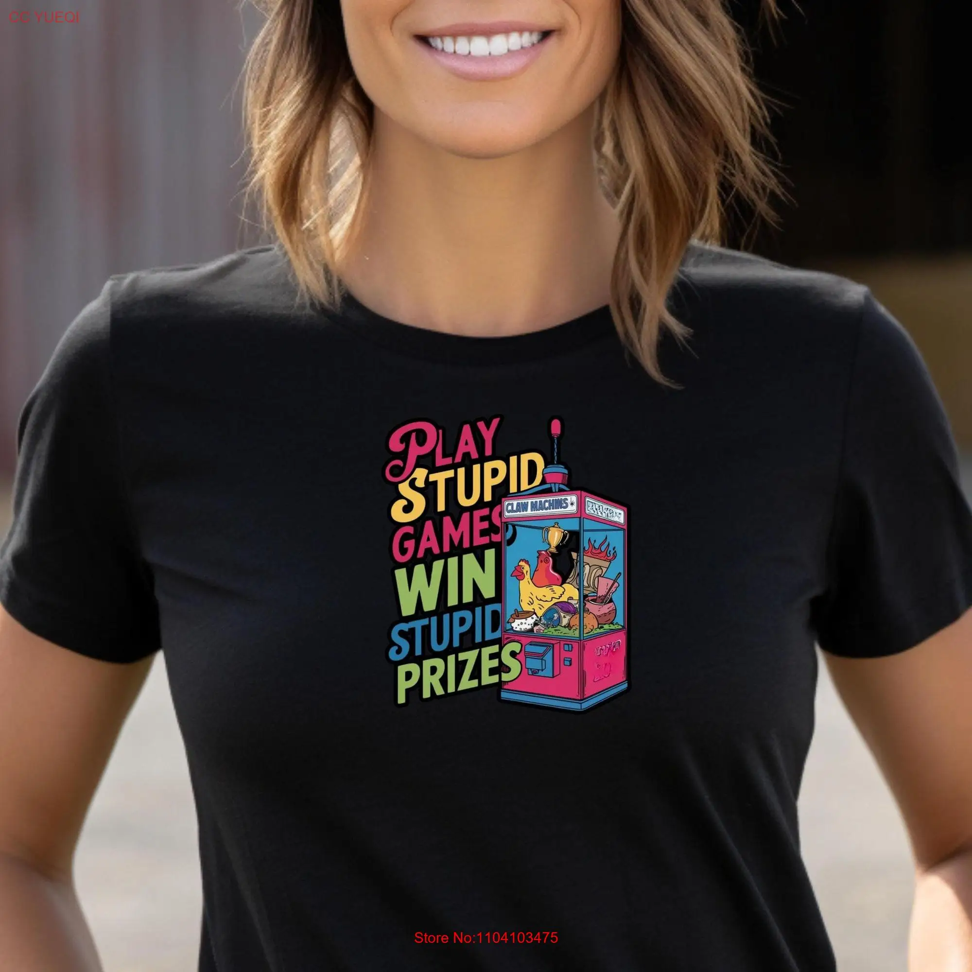 Play Stupid Games Win Prizes T Shirt Bold Statement Conversation Starter Perfect gift Confidence Vintage Retro Style