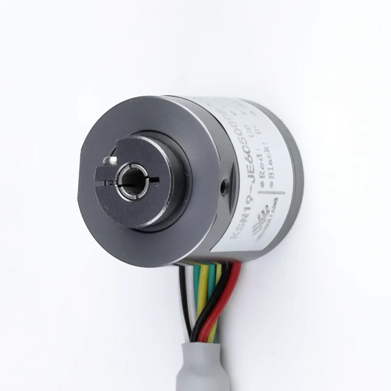 HENGXIANG KSN19 Magnetic Encoder IP50 Spring Plate Replace 2RMHF-5000-L-06-14-64-0.5-S-MS-S5 19mm 3mm Blind Hole TTL HTL